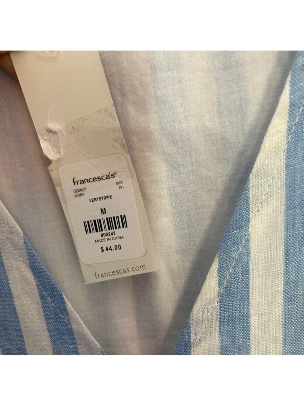 Everly Linen Blend Wrap Dress, NWT, Size M - Picture 4 of 12